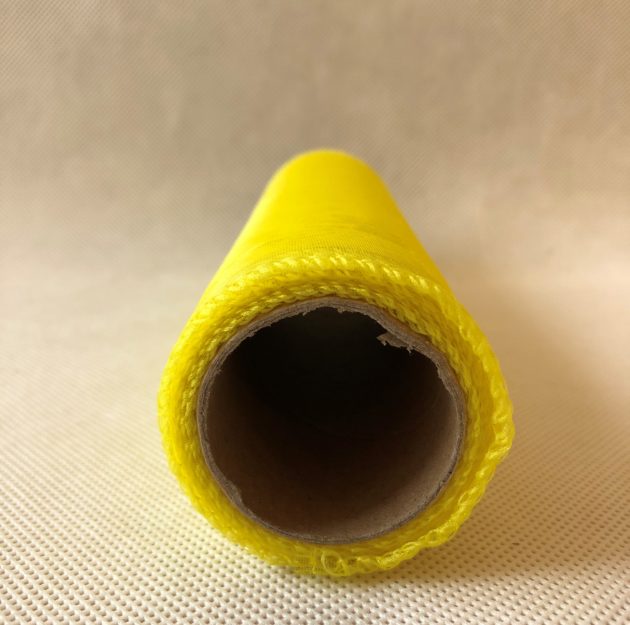 Organza 20 cm/9y żółty