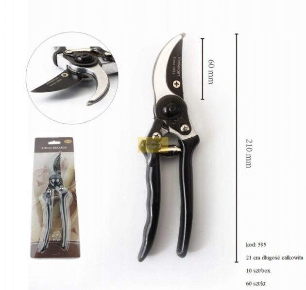 Sekator florystyczny ogrodowy 21 cm