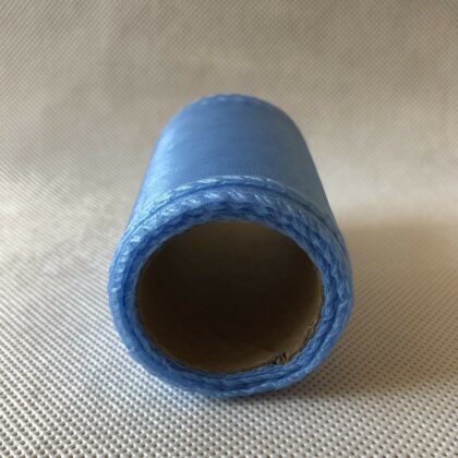 Organza 8cm/9y błękitny