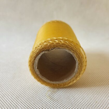 Organza 8cm/9y złoty