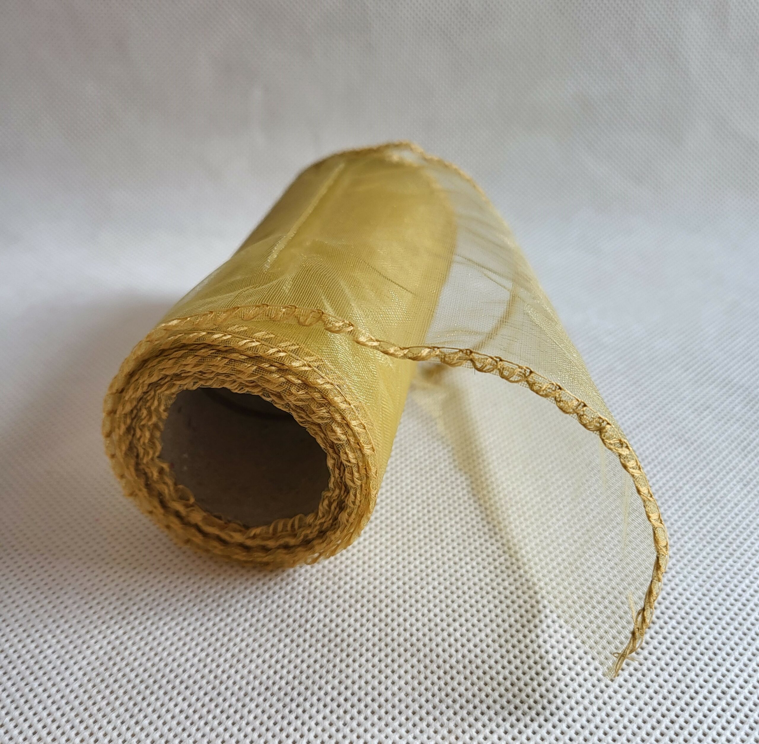 Organza 12cm/9y złoty Organza 12cm/9y złoty