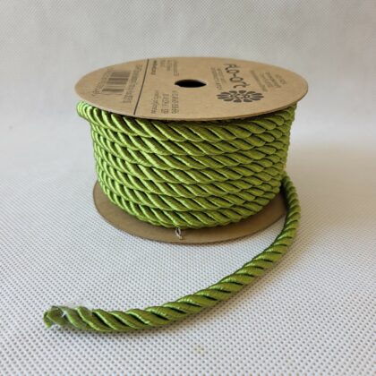 Sznurek dekoracyjny zielony 7mm/5y