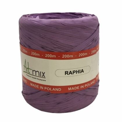 Rafia 200m fioletowy