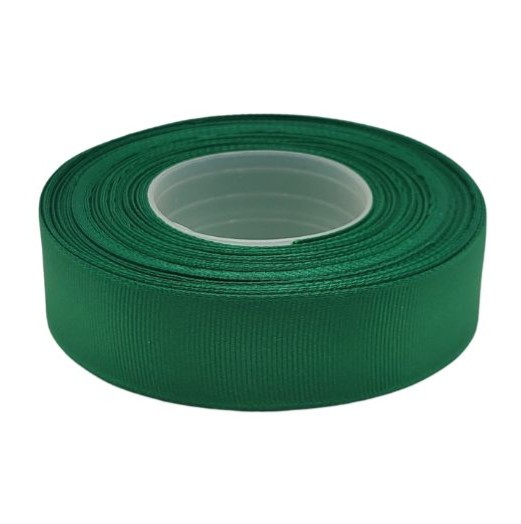 Wstążka ryps 2,5cm/35y dark green Wstążka ryps 2,5cm/35y dark green