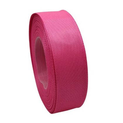 Wstążka ryps 2,5cm/35y dark pink