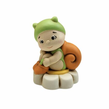 Figurka ceramiczna Egan Ślimak grający