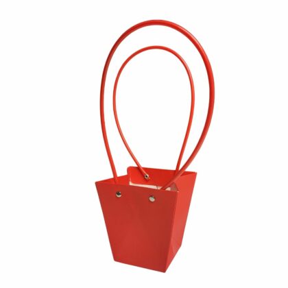 Torebka ozdobna czerwona 15×13 cm